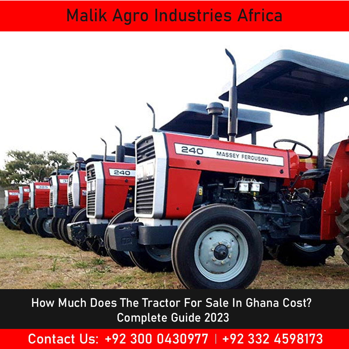 Looking to buy a tractor in Ghana? Discover the cost of tractors for sale in Ghana, factors affecting pricing, and financing options. Uncover the ideal tractor for your precise agricultural needs.